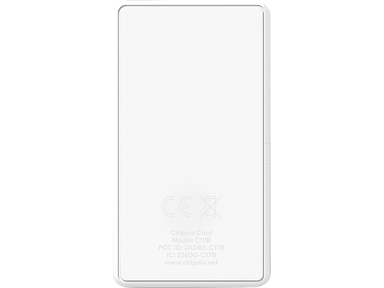 Chipolo CARD - White - Digital Tracker