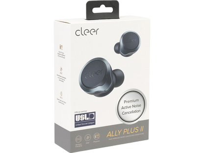 Cleer Ally Plus II True Wireless Noise Cancelling Earbuds - Midnight - Earbuds