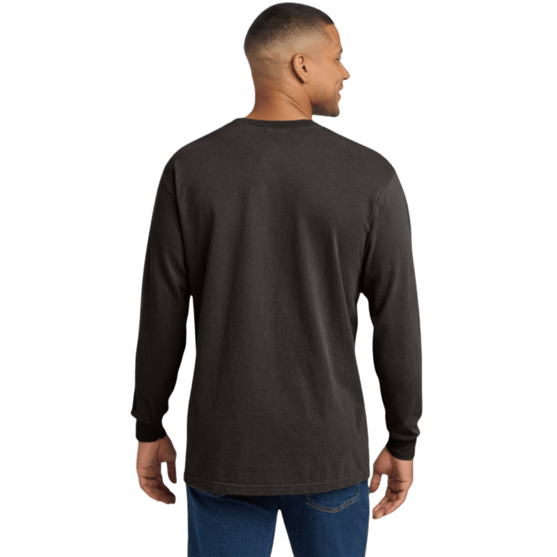 Comfort Colors ® Heavyweight Ring Spun Long Sleeve Pocket Tee - Long-Sleeved T-Shirts - SwagWear