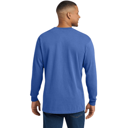 Comfort Colors ® Heavyweight Ring Spun Long Sleeve Pocket Tee - Long - Sleeved T-Shirts - SwagWear