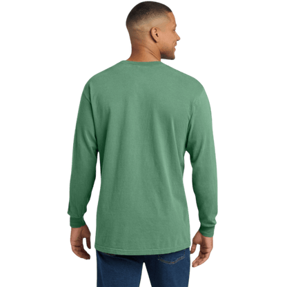 Comfort Colors ® Heavyweight Ring Spun Long Sleeve Pocket Tee - Long - Sleeved T-Shirts - SwagWear