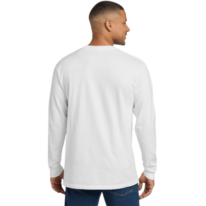 Comfort Colors ® Heavyweight Ring Spun Long Sleeve Pocket Tee - Long - Sleeved T-Shirts - SwagWear