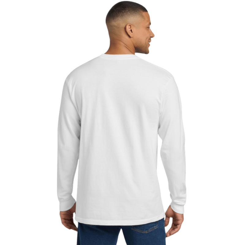Comfort Colors ® Heavyweight Ring Spun Long Sleeve Pocket Tee - Long - Sleeved T-Shirts - SwagWear