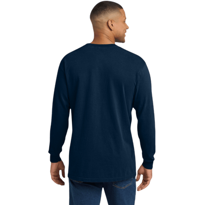 Comfort Colors ® Heavyweight Ring Spun Long Sleeve Pocket Tee - Long - Sleeved T-Shirts - SwagWear