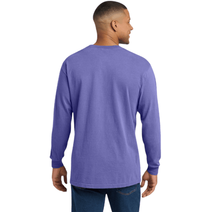 Comfort Colors ® Heavyweight Ring Spun Long Sleeve Pocket Tee - Long - Sleeved T-Shirts - SwagWear