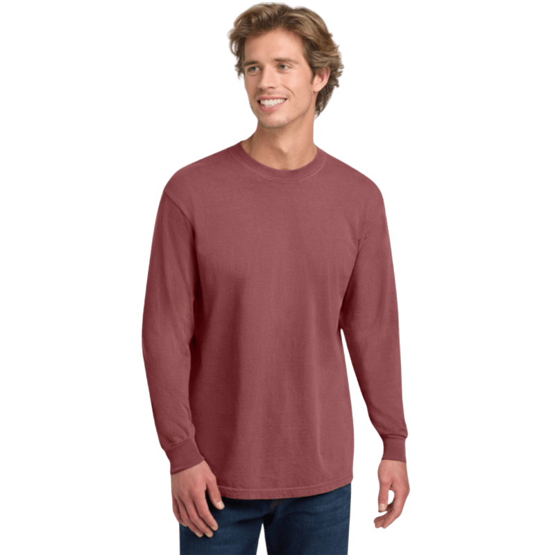 Comfort Colors ® Heavyweight Ring Spun Long Sleeve Tee - Long - Sleeved T-Shirts - SwagWear