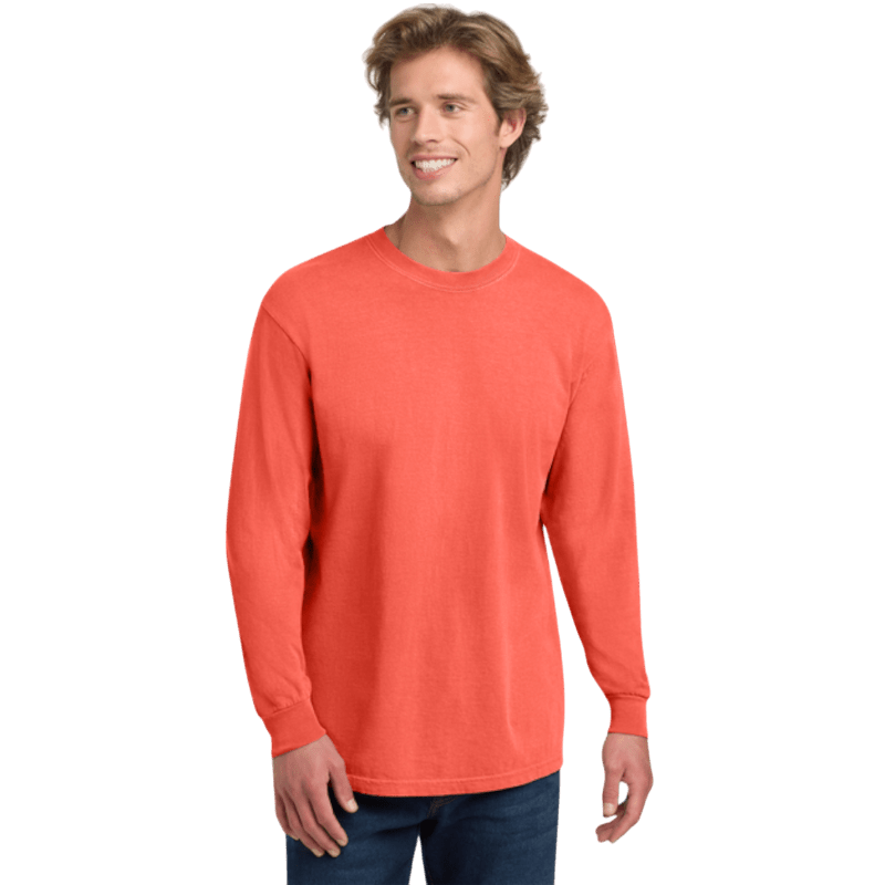 Comfort Colors ® Heavyweight Ring Spun Long Sleeve Tee - Long - Sleeved T-Shirts - SwagWear