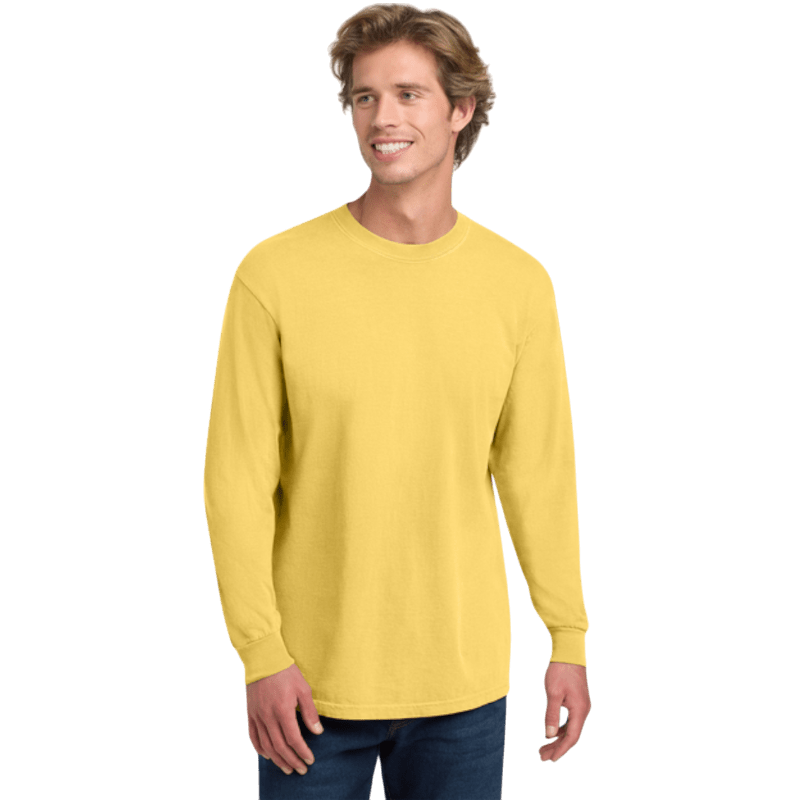 Comfort Colors ® Heavyweight Ring Spun Long Sleeve Tee - Long - Sleeved T-Shirts - SwagWear