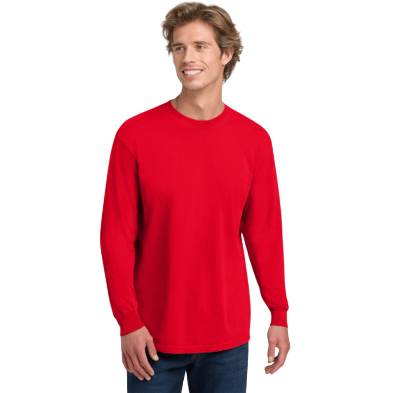 Comfort Colors ® Heavyweight Ring Spun Long Sleeve Tee - Long - Sleeved T-Shirts - SwagWear
