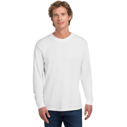 Comfort Colors ® Heavyweight Ring Spun Long Sleeve Tee - Long - Sleeved T-Shirts - SwagWear
