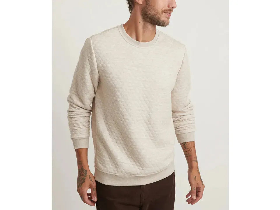 Marine Layer Men's Corbet Quilted Crewneck