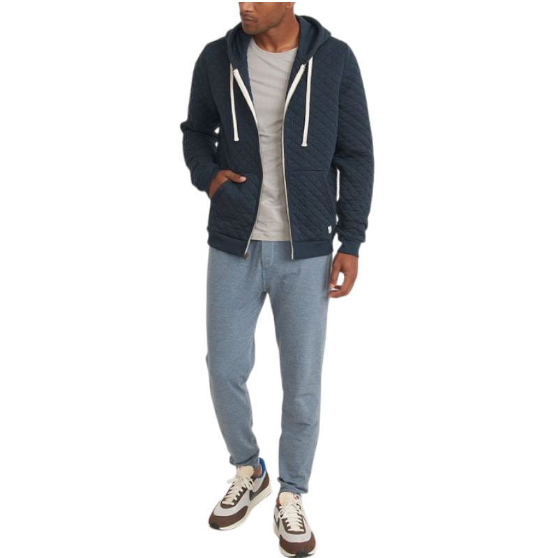 Marine Layer Men's Corbet Quilted Full Zip Hoodie