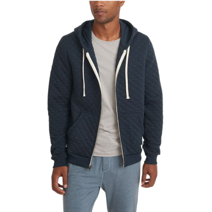 Marine Layer Men's Corbet Quilted Full Zip Hoodie