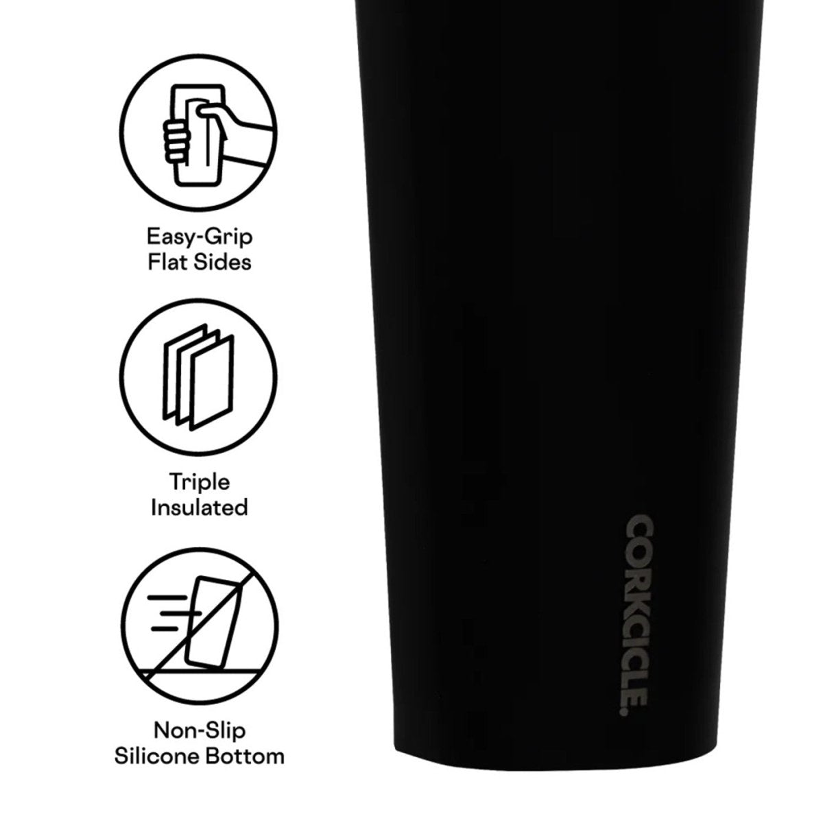CORKCICLE® Cold Cup - 24 Oz. - Tumblers w/Straws - SwagWear
