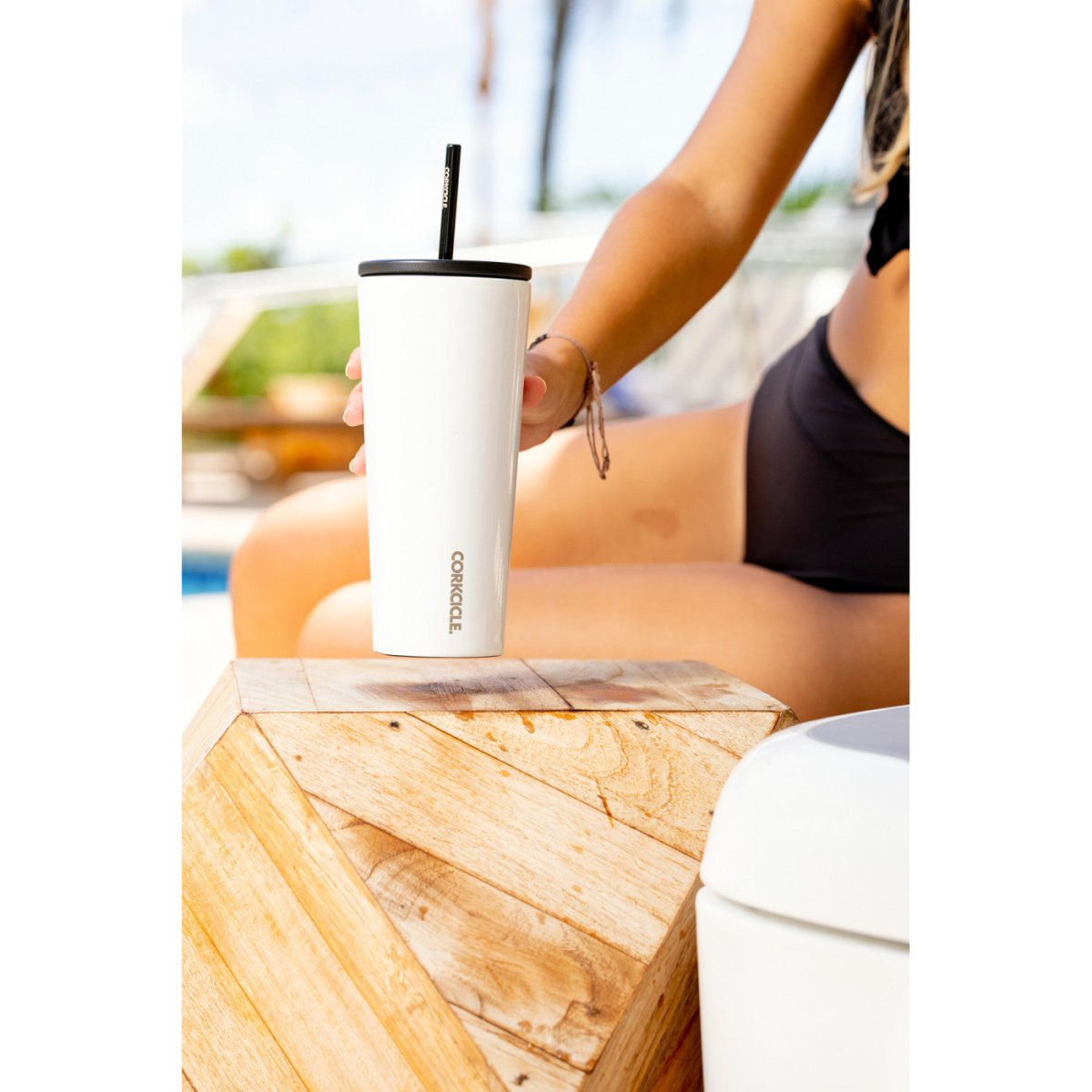 CORKCICLE® Cold Cup - 24 Oz. - Tumblers w/Straws - SwagWear