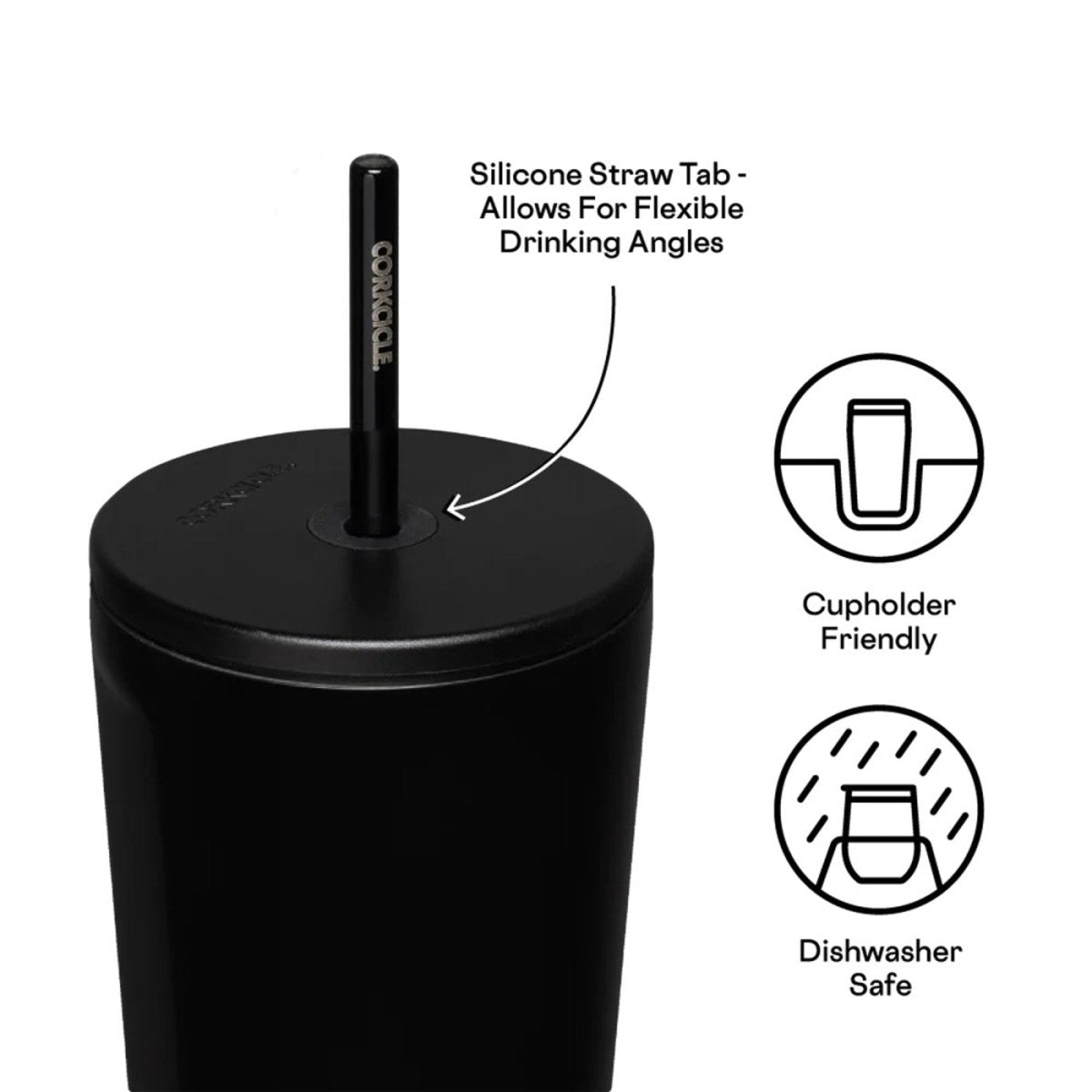 CORKCICLE® Cold Cup - 24 Oz. - Tumblers w/Straws - SwagWear