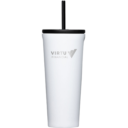 CORKCICLE® Cold Cup - 24 Oz. - White / 24oz - Tumblers w/Straws