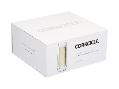 CORKCICLE® Flute Glass Set (2) - Drinkware Sets