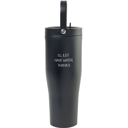 CORKCICLE® Go Cup XL - 30 Oz. - Black Matte - Tumblers w/Straws