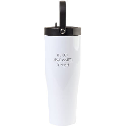 CORKCICLE® Go Cup XL - 30 Oz. - White - Tumblers w/Straws