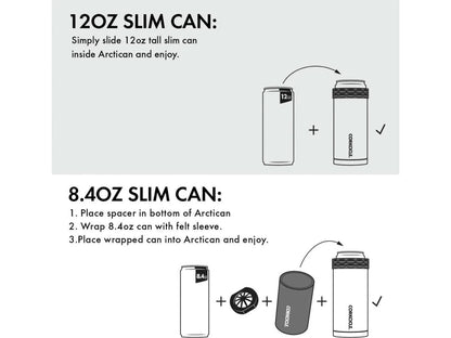 CORKCICLE® Slim Arctican - Can & Bottle Sleeves