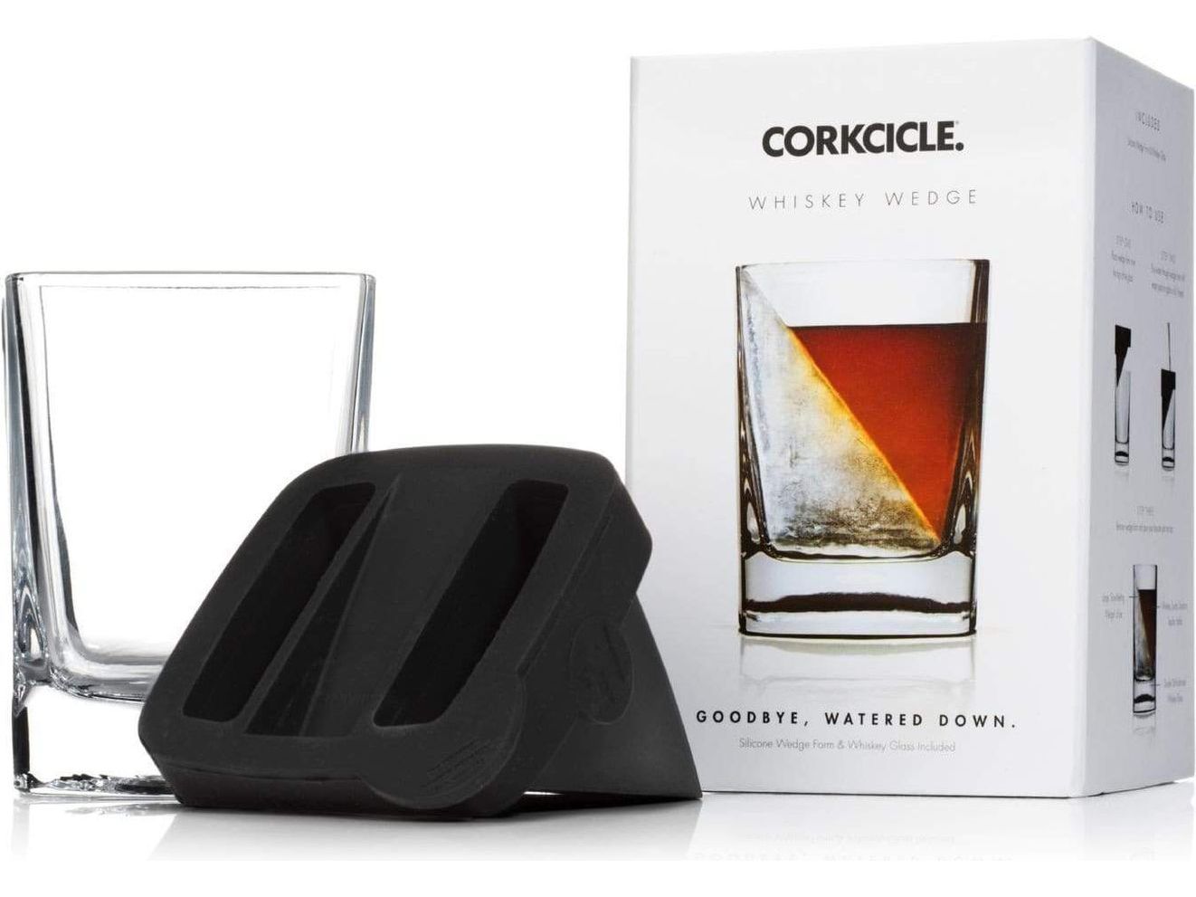 CORKCICLE® Whiskey Wedge - Clear - Barware