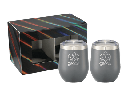 Corzo Cup 12oz 2 in 1 Gift Set - Drinkware Sets - SwagWear