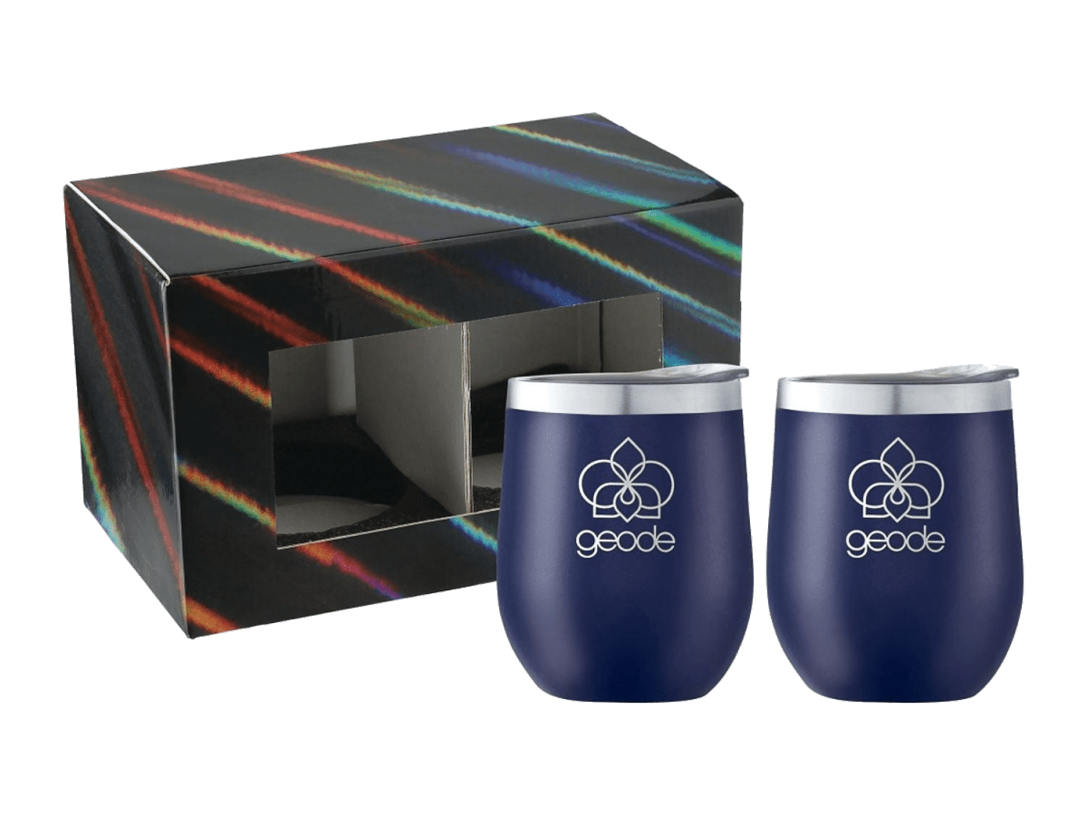 Corzo Cup 12oz 2 in 1 Gift Set - Drinkware Sets - SwagWear