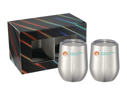 Corzo Cup 12oz 2 in 1 Gift Set - Drinkware Sets - SwagWear