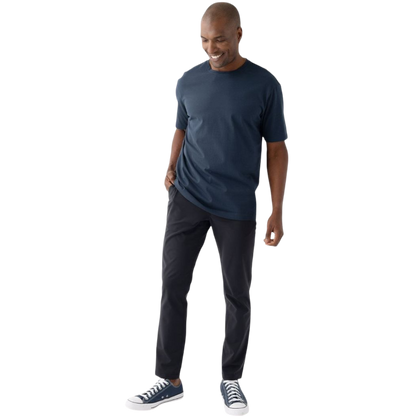 Man in olive tee with white background |Color:Olive