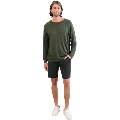 Cozy Earth Men’s Bamboo Stretch-Knit Long Sleeve - T-Shirts