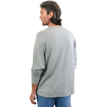 Cozy Earth Men’s Bamboo Stretch-Knit Long Sleeve - T-Shirts