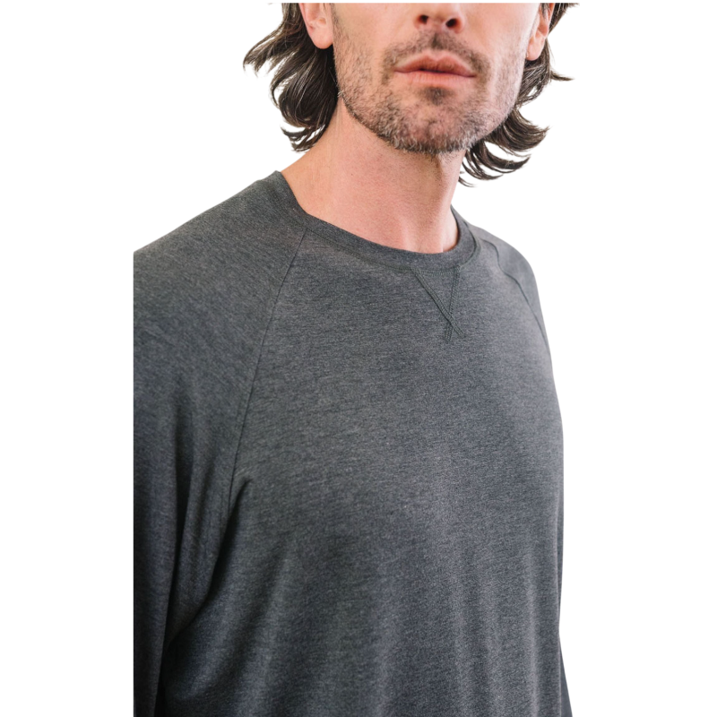 Cozy Earth Men’s Bamboo Stretch-Knit Long Sleeve - T-Shirts