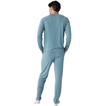 Cozy Earth Men’s Bamboo Stretch-Knit Long Sleeve - T-Shirts