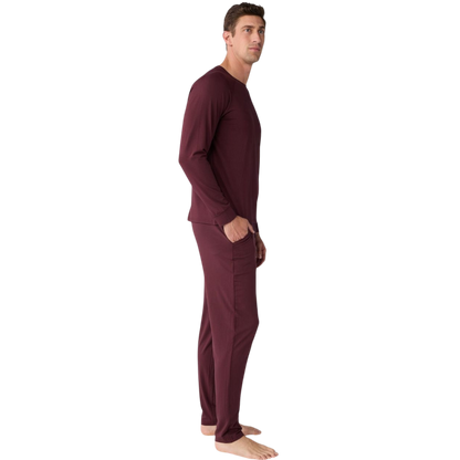 Cozy Earth Men’s Bamboo Stretch-Knit Long Sleeve - T-Shirts