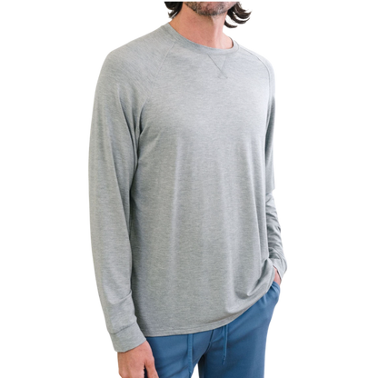 Cozy Earth Men’s Bamboo Stretch-Knit Long Sleeve - T-Shirts