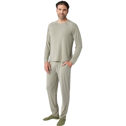 Cozy Earth Men’s Bamboo Stretch-Knit Long Sleeve - T-Shirts
