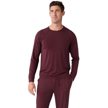 Cozy Earth Men’s Bamboo Stretch-Knit Long Sleeve - T-Shirts