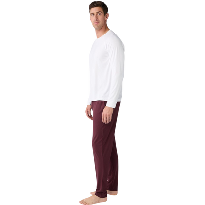 Cozy Earth Men’s Bamboo Stretch-Knit Long Sleeve - T-Shirts