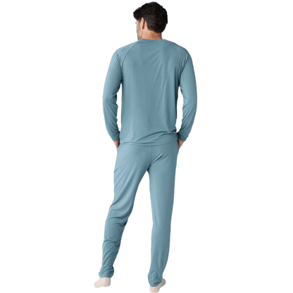 Cozy Earth Men's Bamboo Stretch-Knit Long Sleeve - T-Shirts - SwagWear