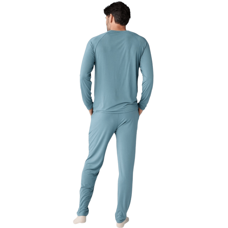 Cozy Earth Men's Bamboo Stretch-Knit Long Sleeve - T-Shirts - SwagWear