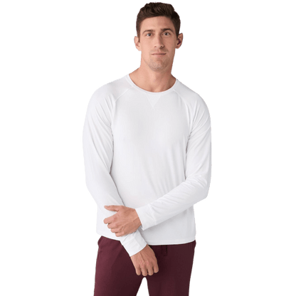 Cozy Earth Men's Bamboo Stretch-Knit Long Sleeve - T-Shirts - SwagWear