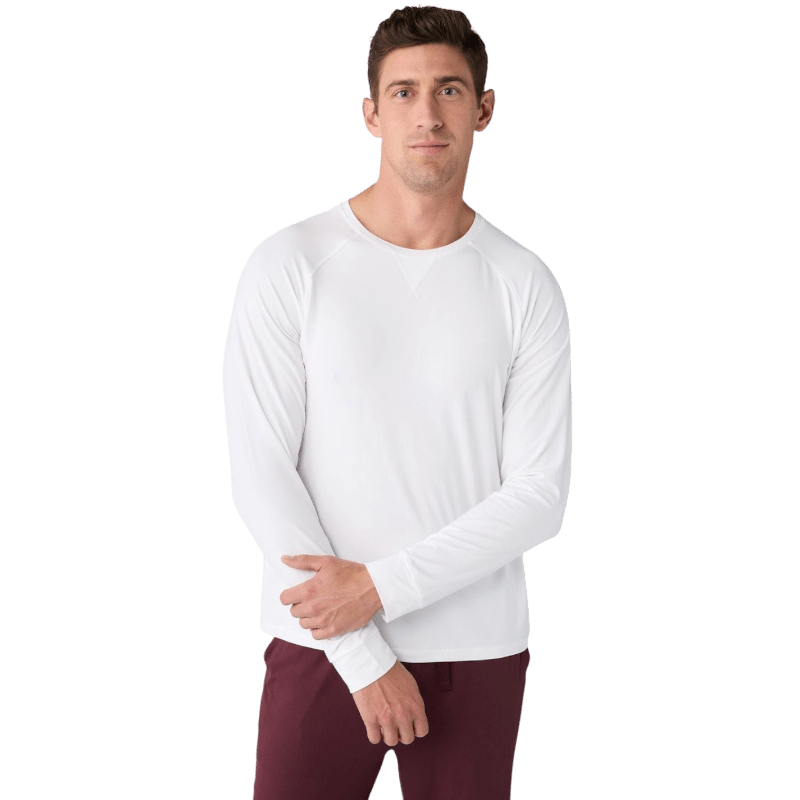 Cozy Earth Men's Bamboo Stretch-Knit Long Sleeve - T-Shirts - SwagWear