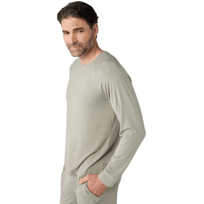 Cozy Earth Men's Bamboo Stretch-Knit Long Sleeve - T-Shirts - SwagWear