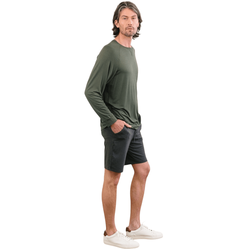 Cozy Earth Men's Bamboo Stretch-Knit Long Sleeve - T-Shirts - SwagWear