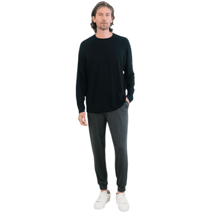 Cozy Earth Men's Bamboo Stretch-Knit Long Sleeve - T-Shirts - SwagWear