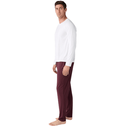 Cozy Earth Men's Bamboo Stretch-Knit Long Sleeve - T-Shirts - SwagWear