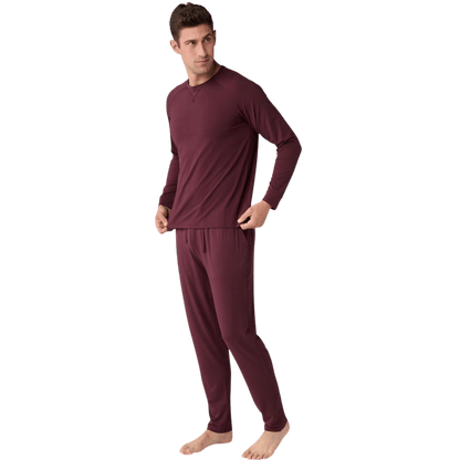 Cozy Earth Men's Bamboo Stretch-Knit Long Sleeve - T-Shirts - SwagWear