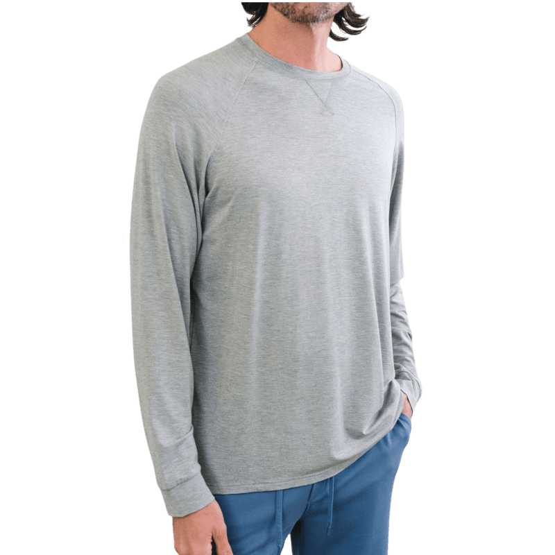 Cozy Earth Men's Bamboo Stretch-Knit Long Sleeve - T-Shirts - SwagWear