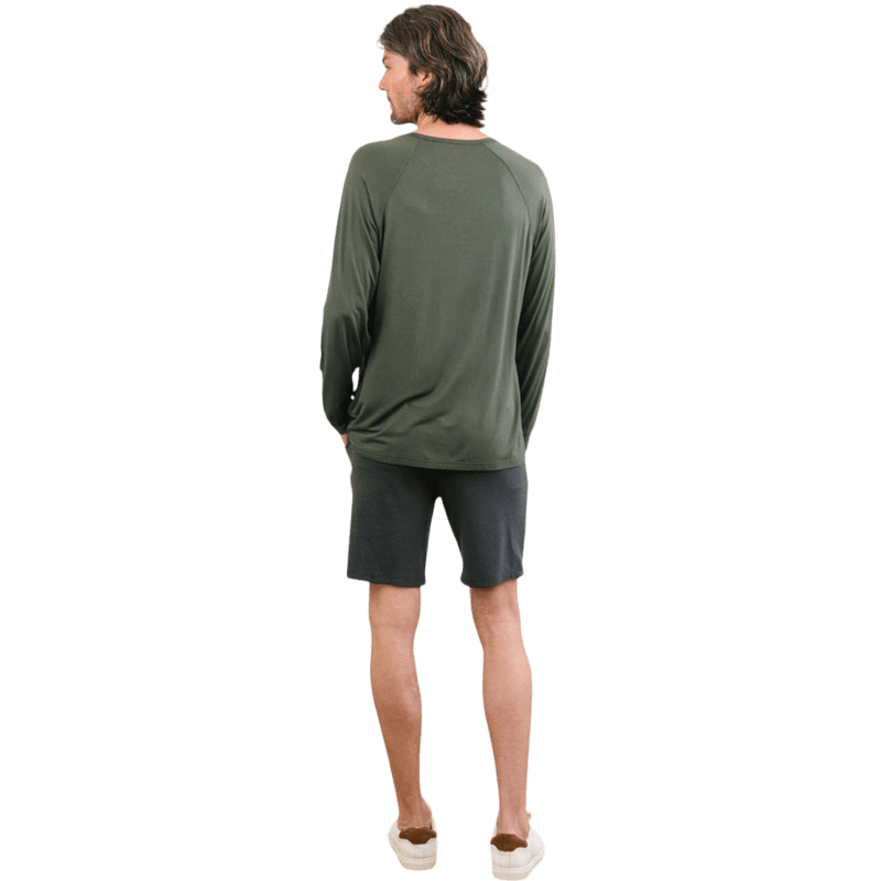 Cozy Earth Men's Bamboo Stretch-Knit Long Sleeve - T-Shirts - SwagWear